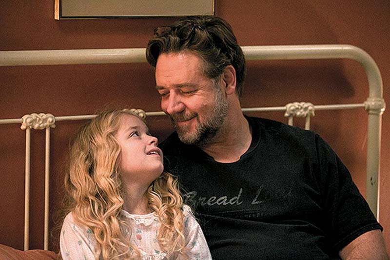 Crowe e a pequena Kylie