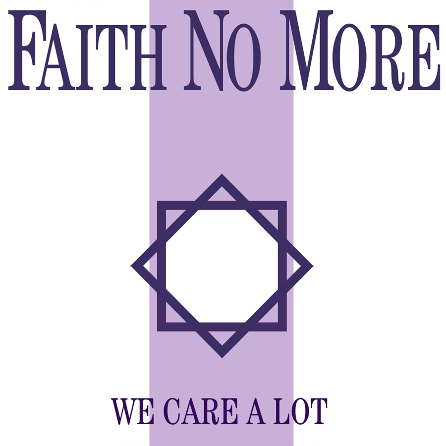 Capa de We Care A Lot, disco de estreia do Faith No More, lançado em 1985