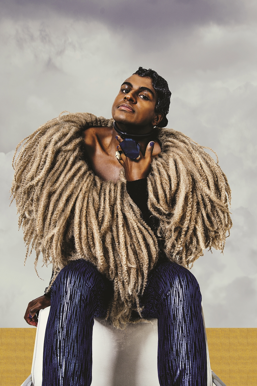 O rapper paulista Rico Dalasam