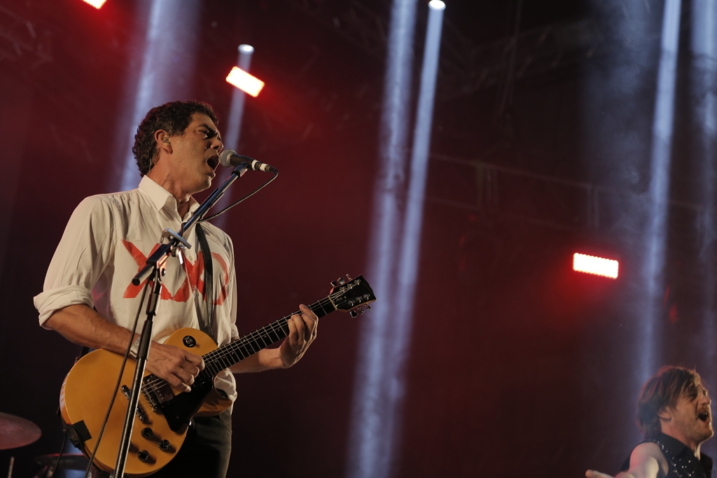 Dado Villa-Lobos e André Frateschi com o show de 30 anos do Legião Urbana no João Rock 2016