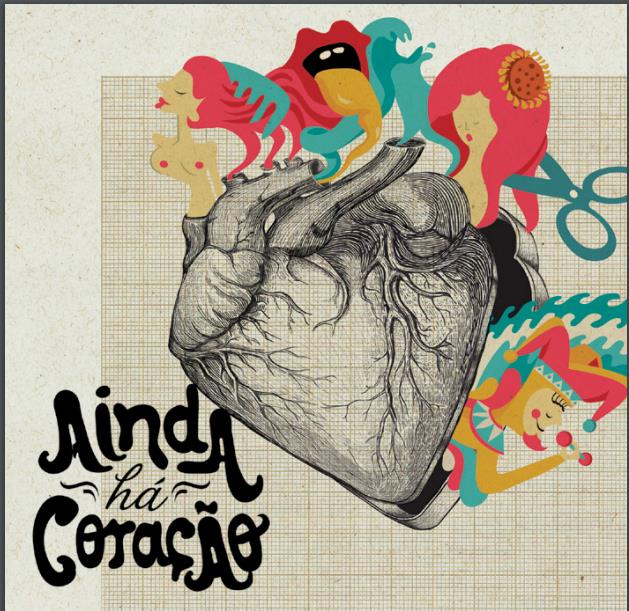 Capa de Ainda Há Coração, coletânea que reúne versões de músicas de Alceu Valença