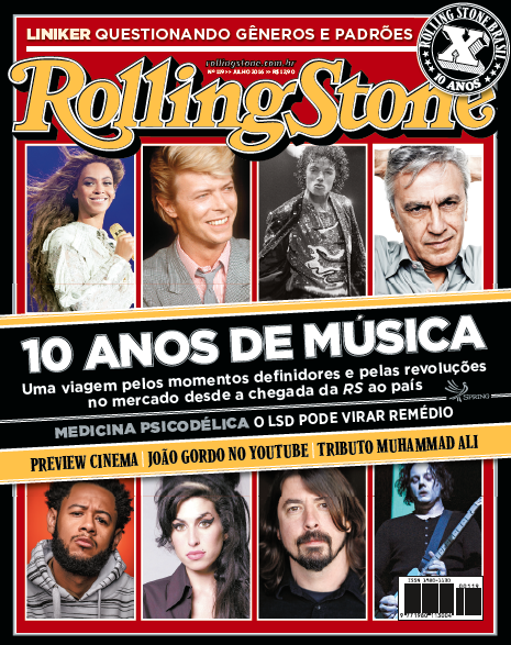 Capa da edição de julho da Rolling Stone Brasil