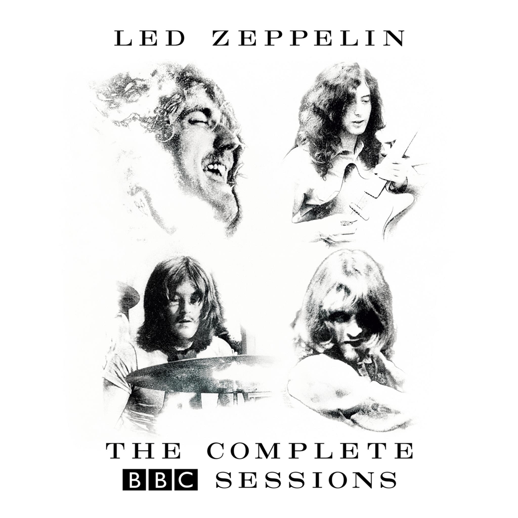 A capa de The Complete BBC Sessions, do Led Zeppelin