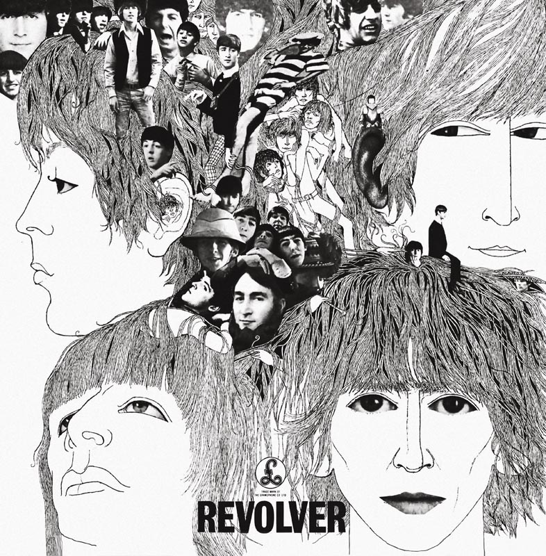 Os Beatles em agosto de 1966 (em sentido horário, a partir da fileira de trás): Ringo Starr, George Harrison, John Lennon e Paul McCartney