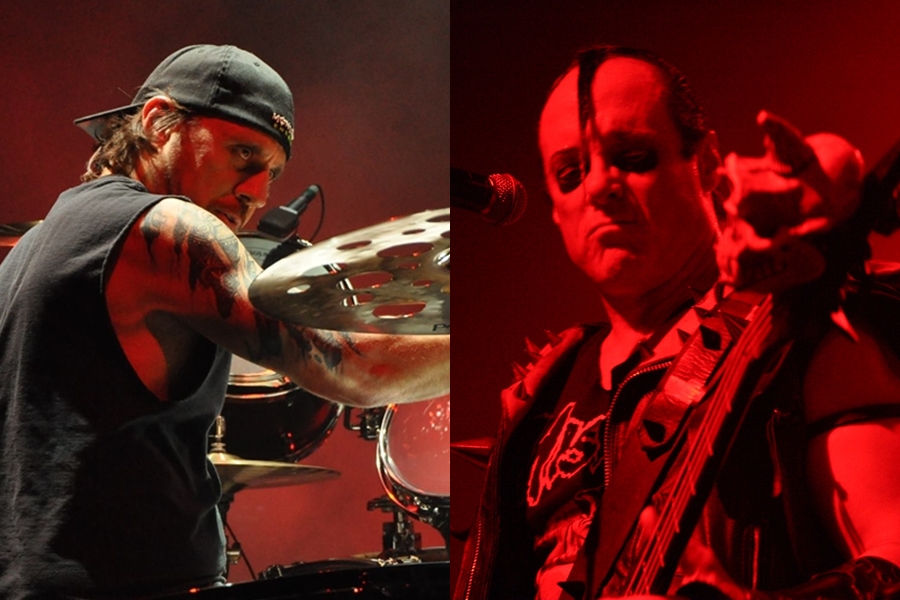 Dave Lombardo, ex-baterista do Slayer, e Jerry Only, baixista do Misfits