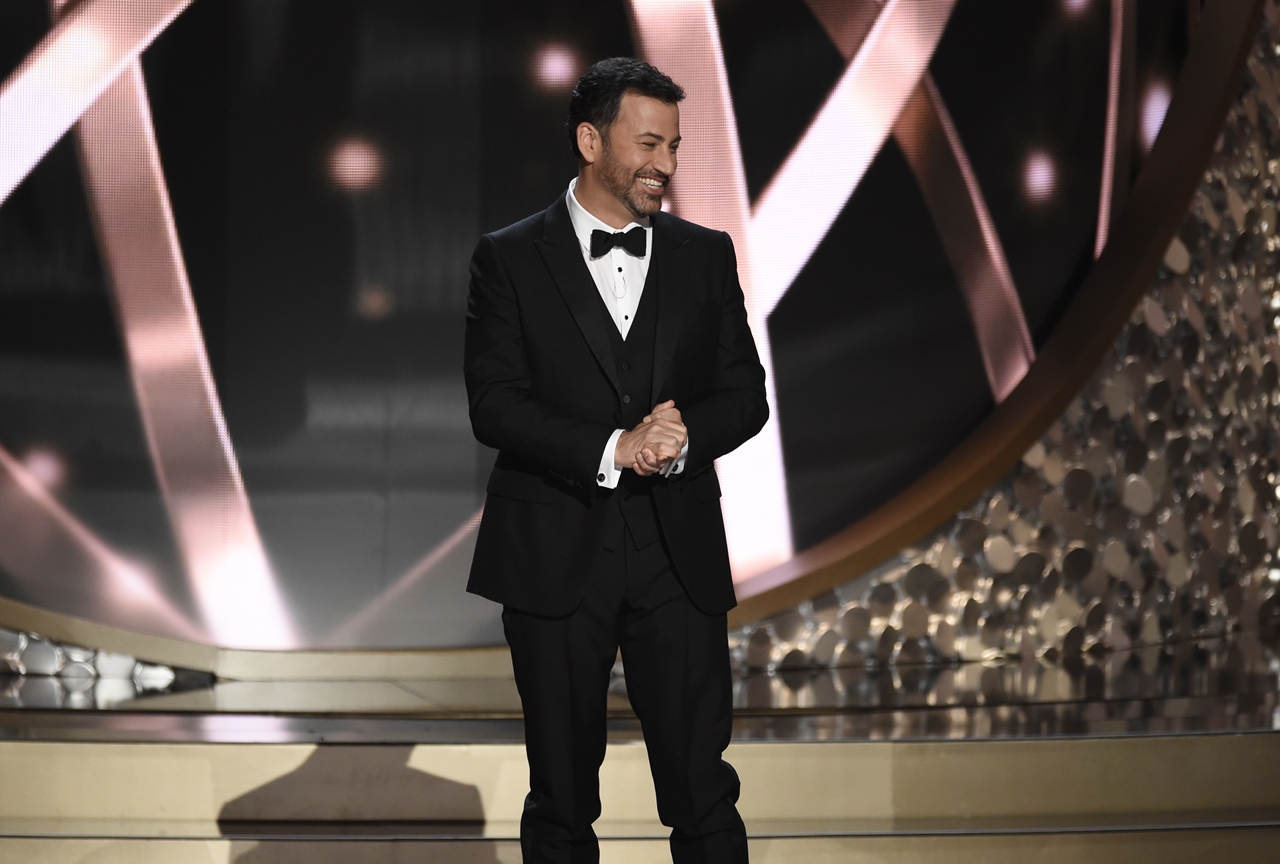 O comediante Jimmy Kimmel apresentou a 68ª cerimônia do Emmy