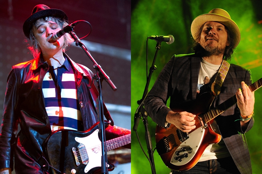 Pete Doherty, do Libertines, e Jeff Tweedy, do Wilco