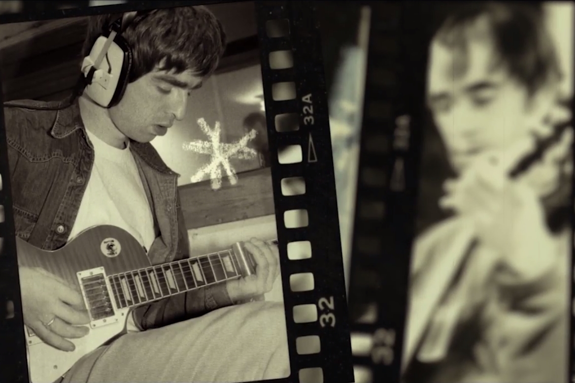 Noel Gallagher em cena do documentário Oasis: Supersonic