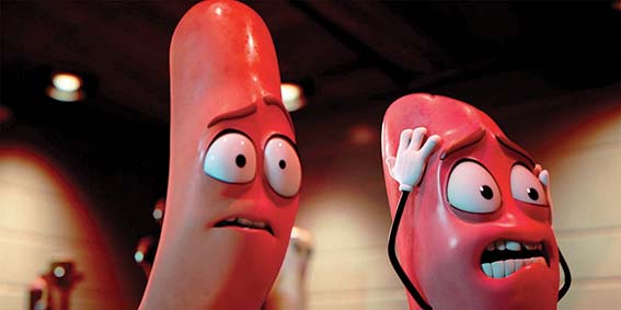 Em A Festa da Salsicha, os alimentos discutem grandes questões da vida