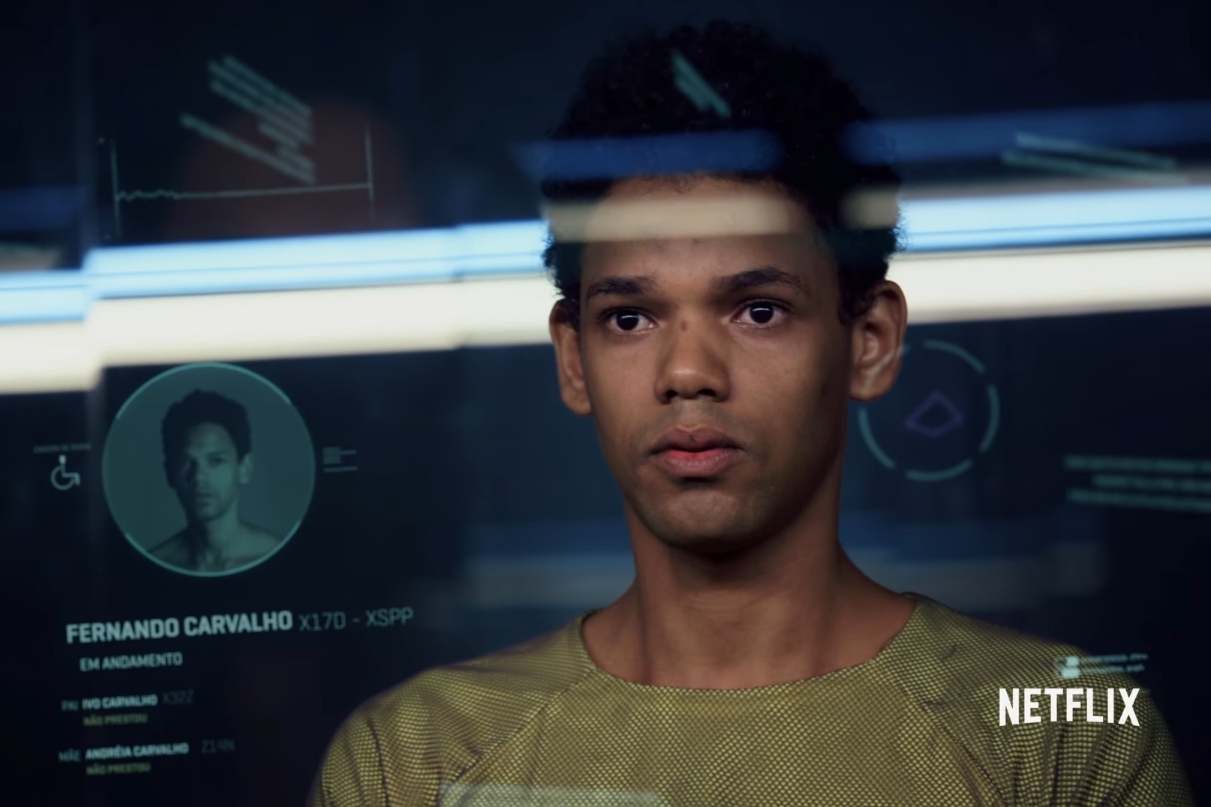 Cena do trailer de 3%, série brasileira da Netflix