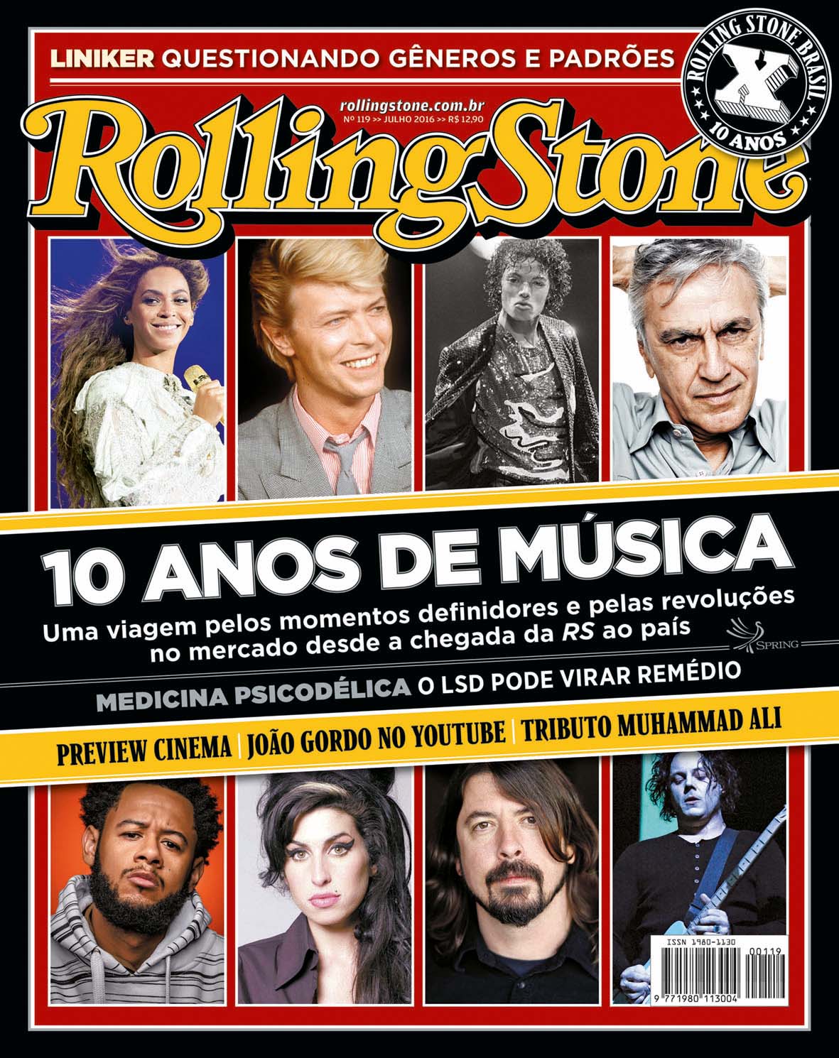 Capas RS Brasil 119 - 10 anos de música