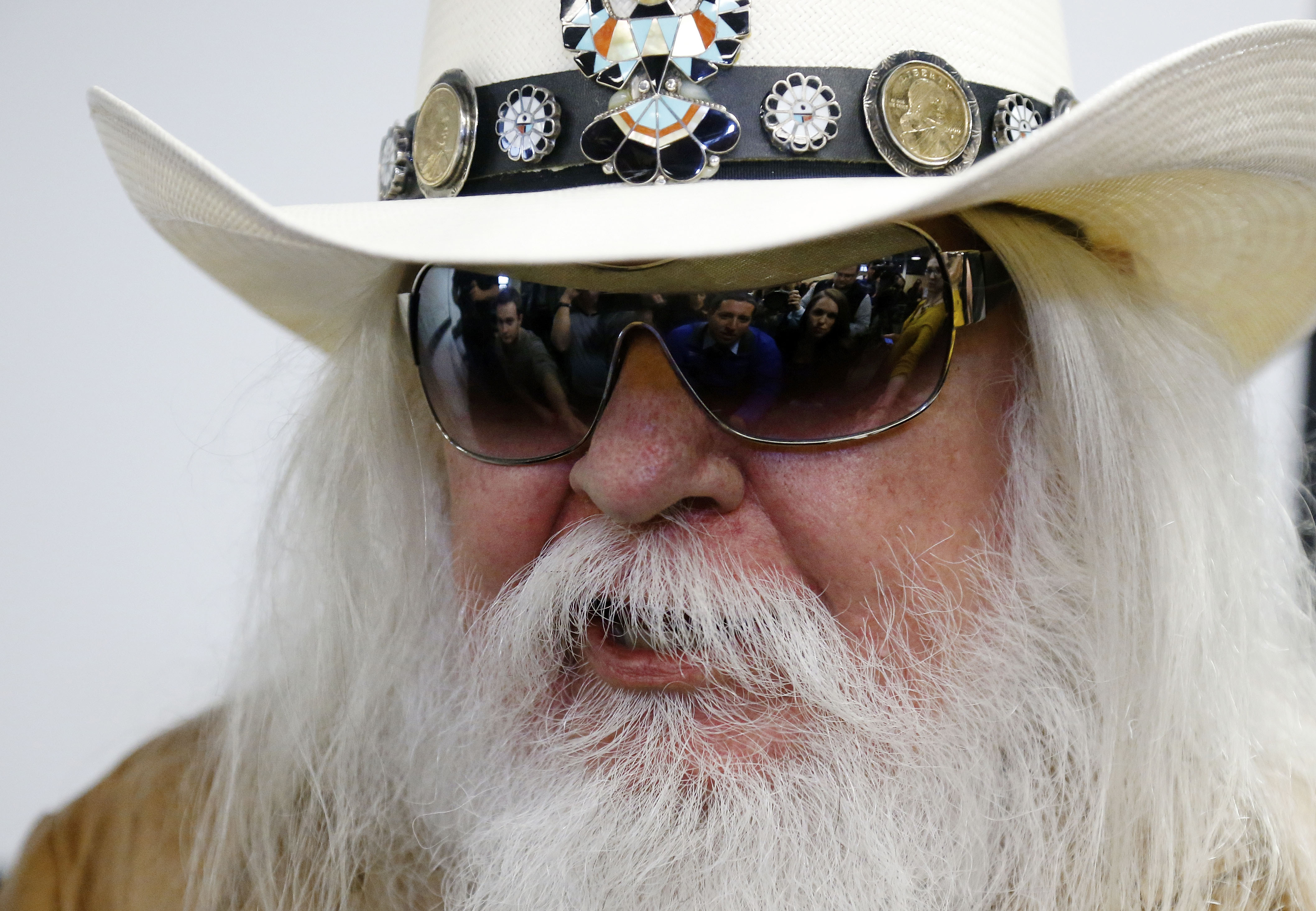 O cantor e compositor Leon Russell