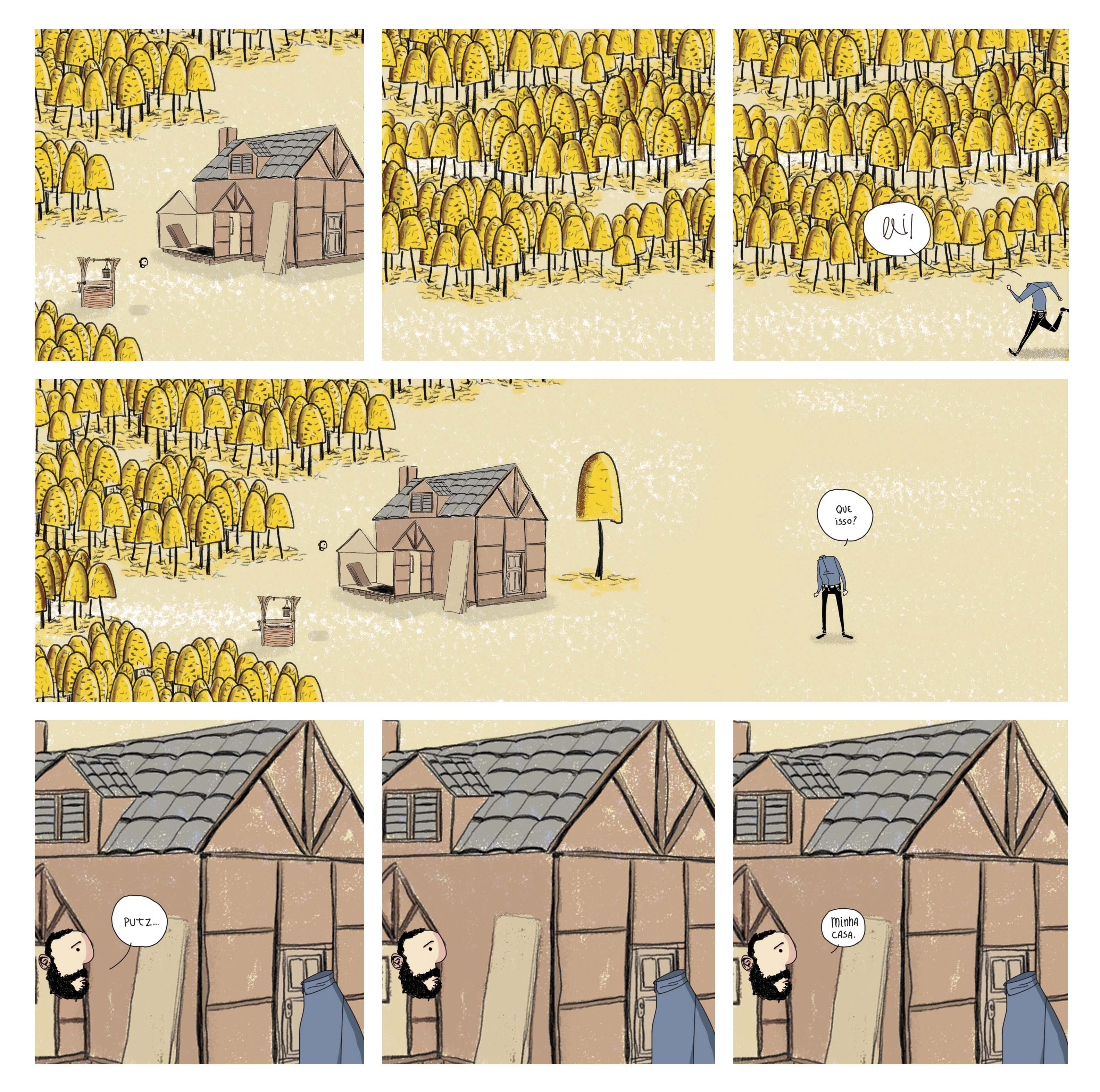 BABACA EM PERSPECTIVA  Bernardo sai da rotina ao se apaixonar por Gabriela, cuja jornada é mais interessante, na opinião do autor. “Aliás,  a babaquice do Bernardo parte do ponto de vista dela”, ele conta