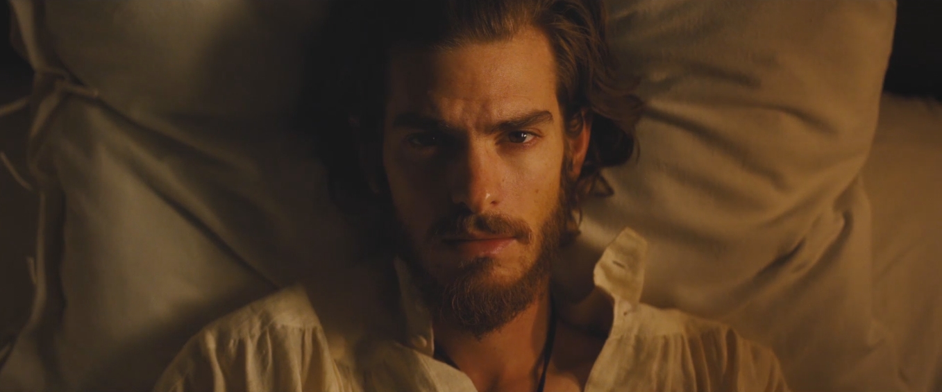 Andrew Garfield em Silence, filme de Martin Scorsese