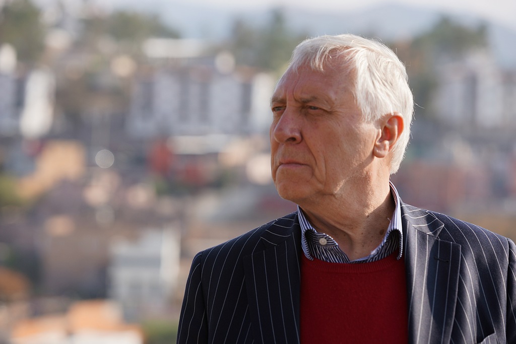 O cineasta britânico Peter Greenaway