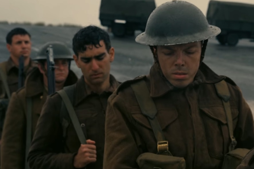 Cena do filme Dunkirk, de Christopher Nolan