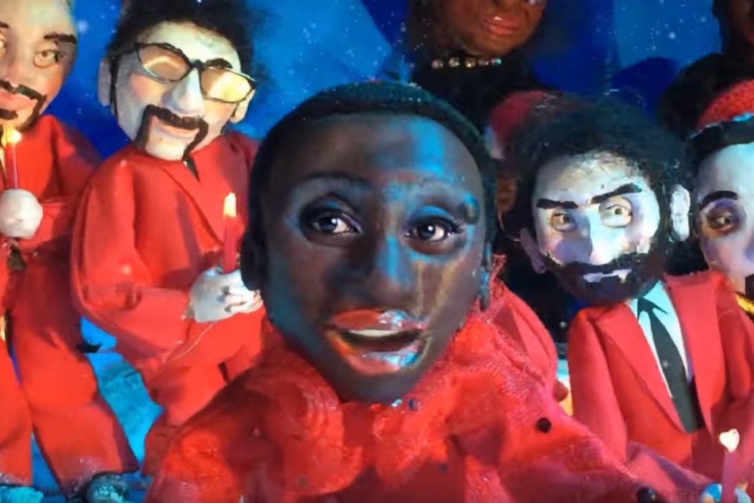 Sharon Jones em versão animada para o clipe de "Please Come Home For Christmas"