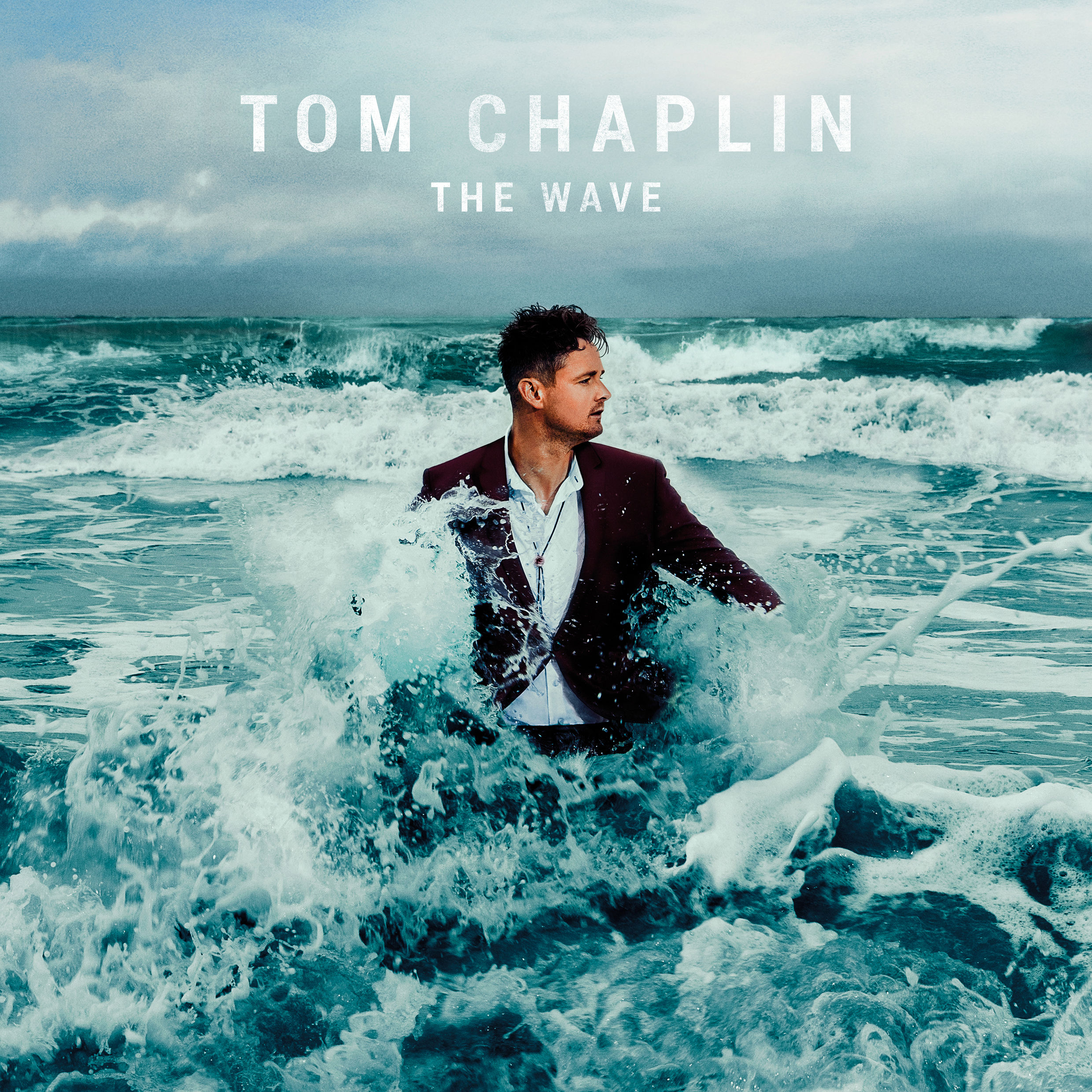 Capa do álbum The Wave, estreia solo de Tom Chaplin, vocalista do Keane