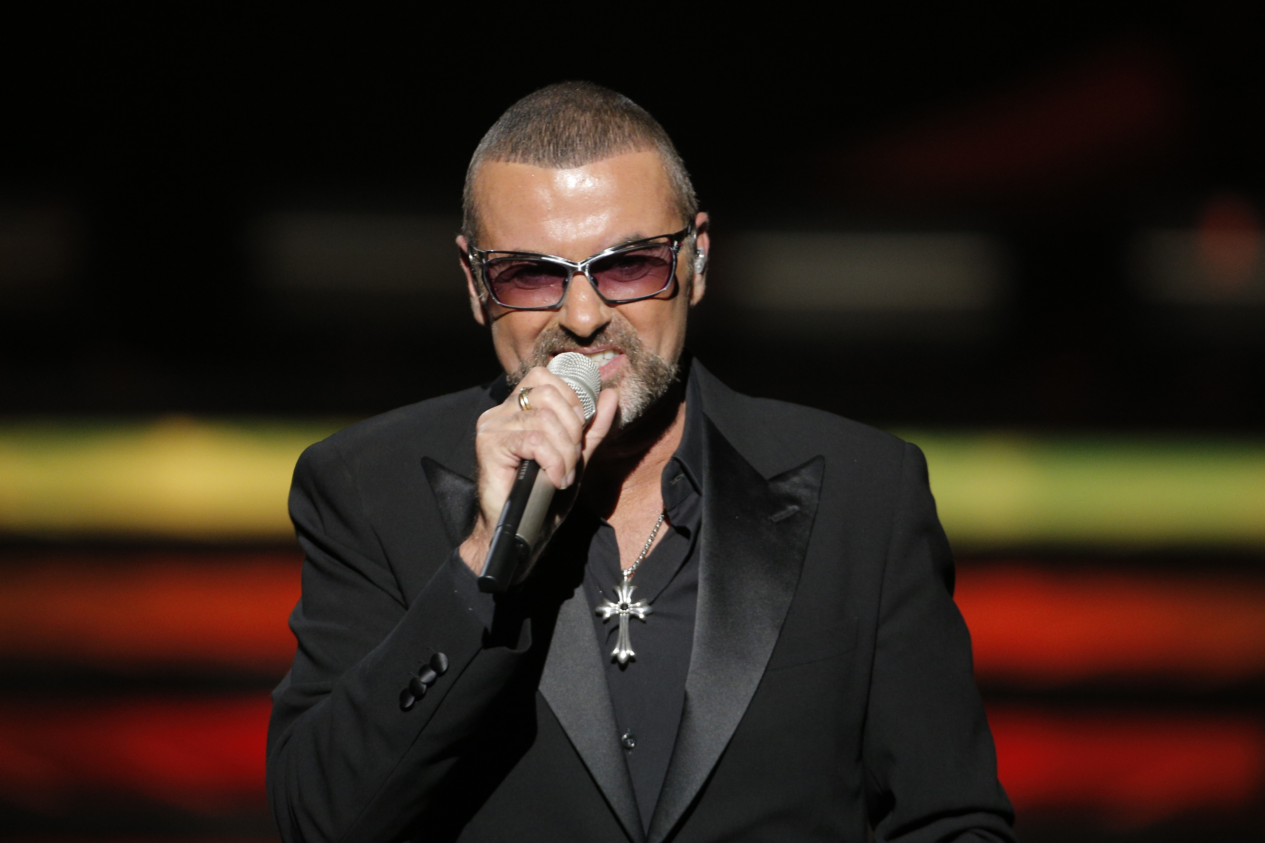 O cantor e compositor George Michael