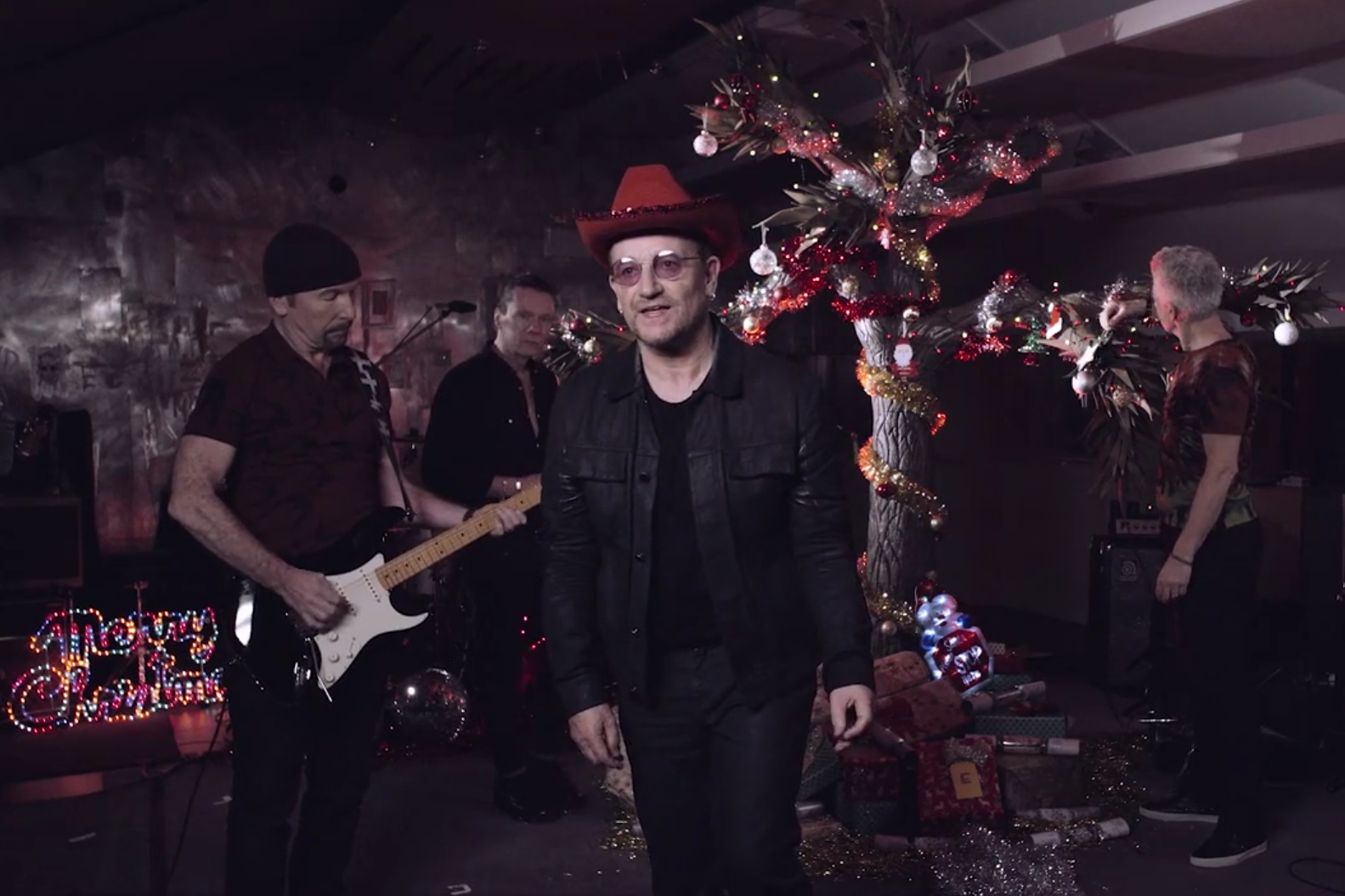 Vídeo natalino do U2