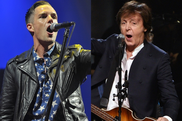 Paul McCartney e Brandon Flowers