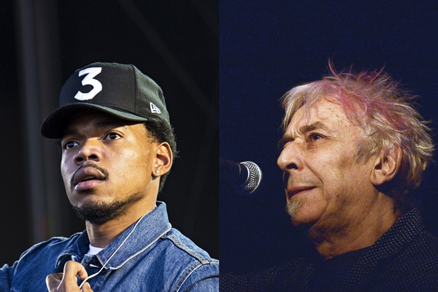 John Cale, cofundador do Velvet Underground, e Chance the Rapper