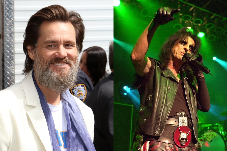 Jim Carrey e Alice Cooper