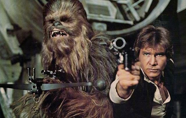 Han Solo e Chewbacca