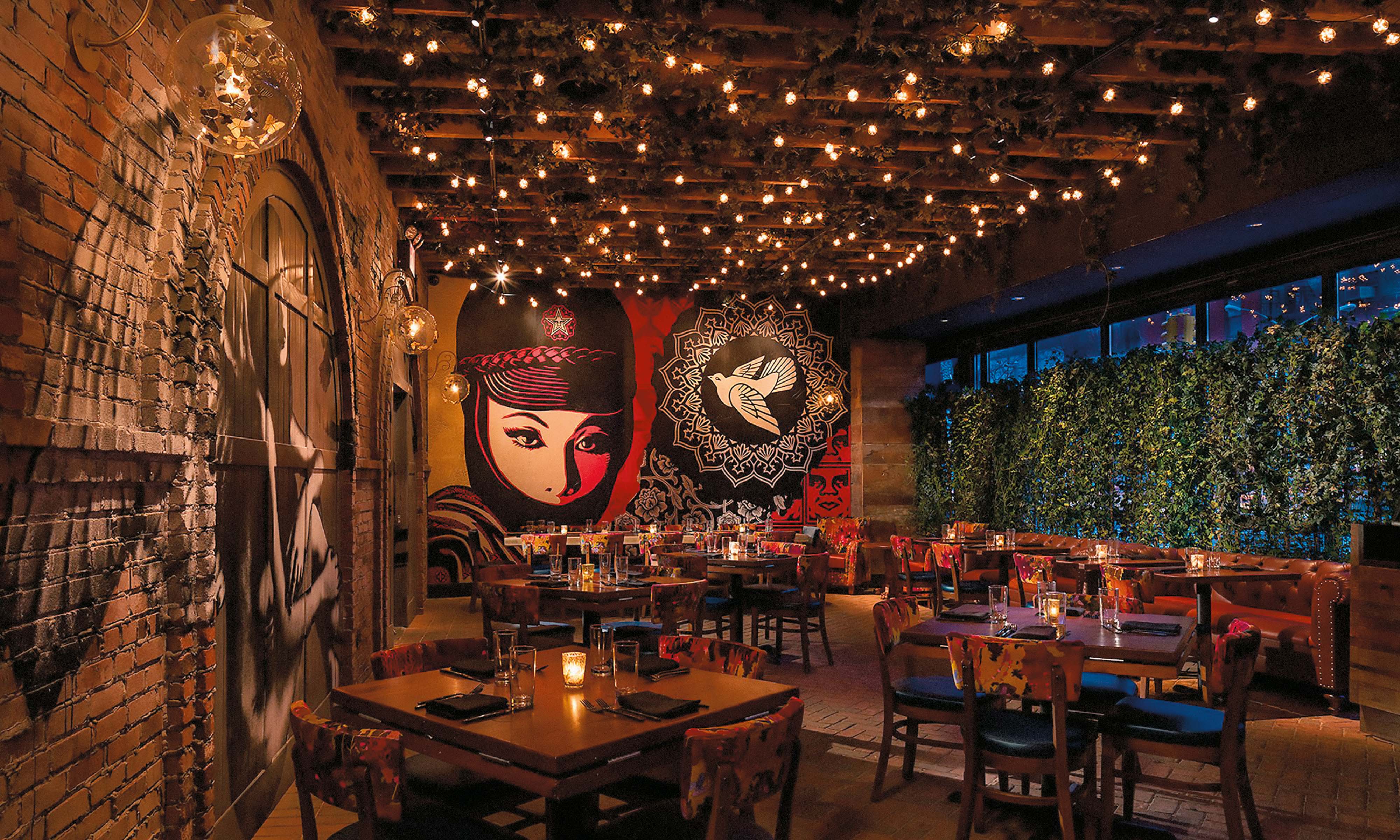 Para ver e provar  O espaço Vandal conta com arte e pratos exclusivos