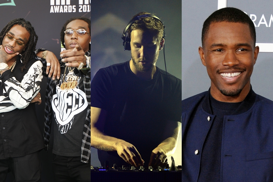 Calvin Harris colaborou com Frank Ocean e Migos na faixa "Slide"