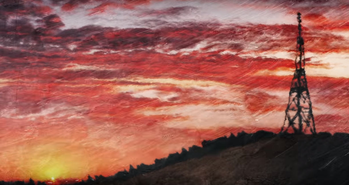 Cena do clipe de "Peace Trail", de Neil Young