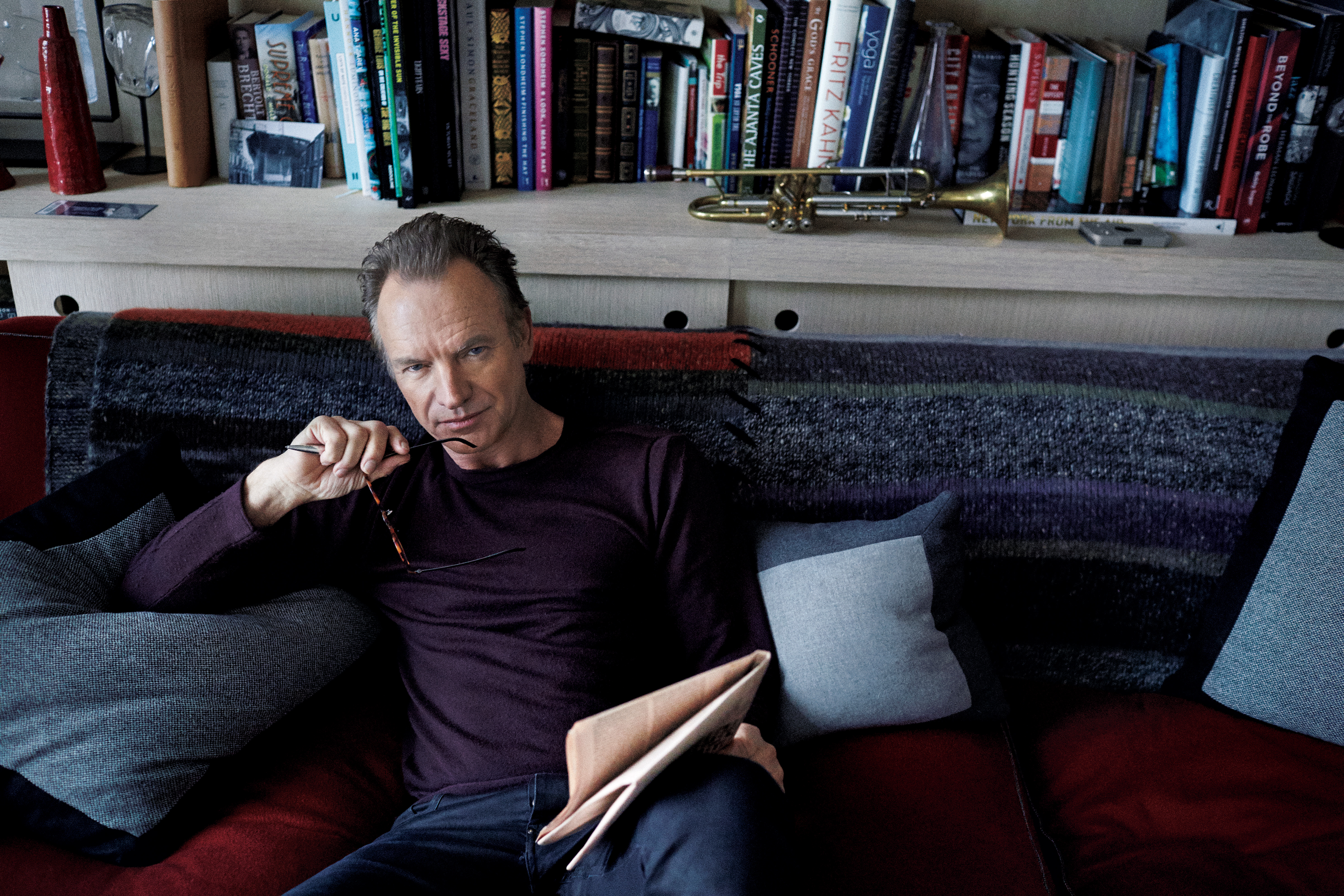 Um inglês em Nova York  Sting em retrato feito em outubro de 2016