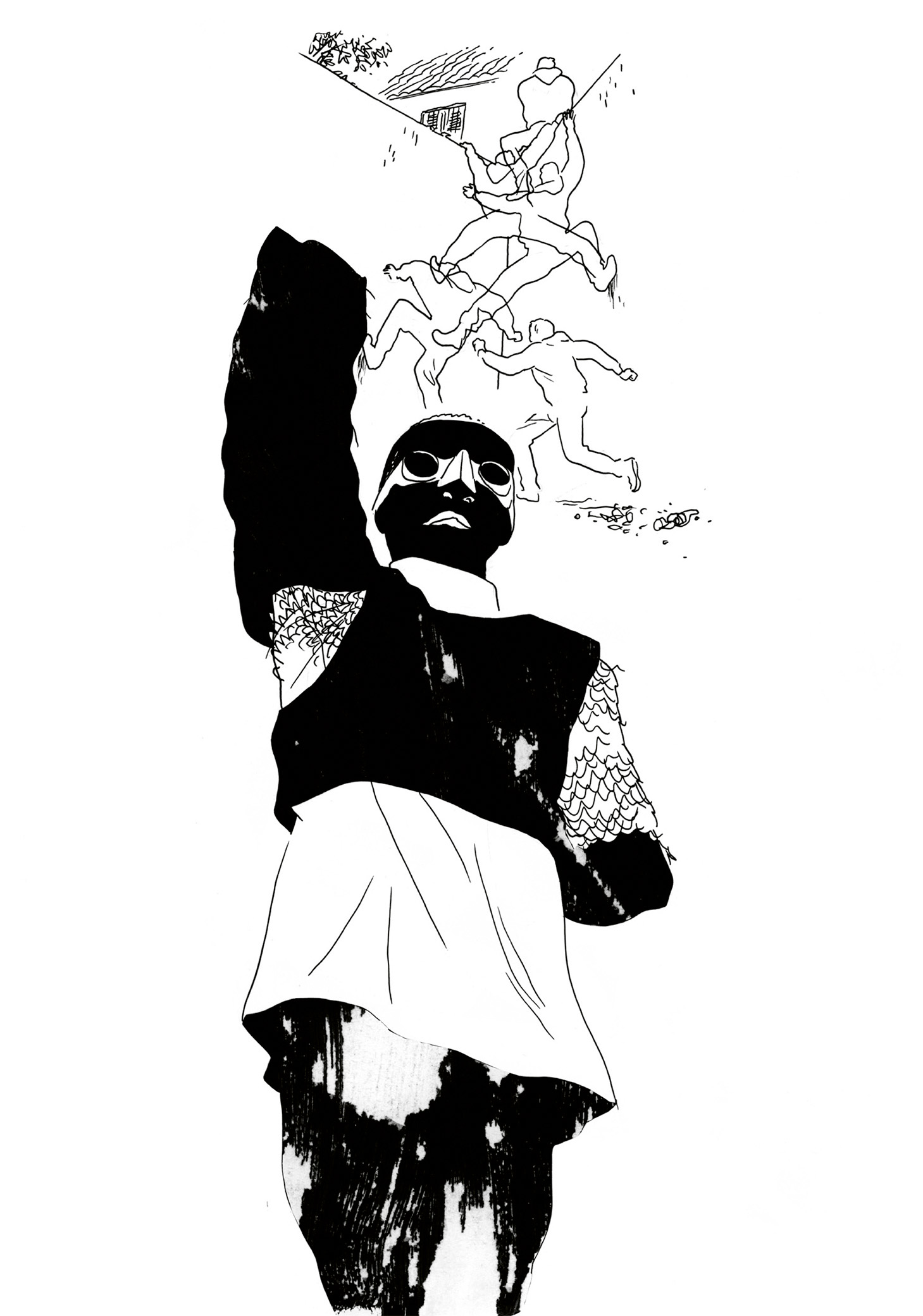 Presença real  Gringo saiu da imaginação e ganhou o papel