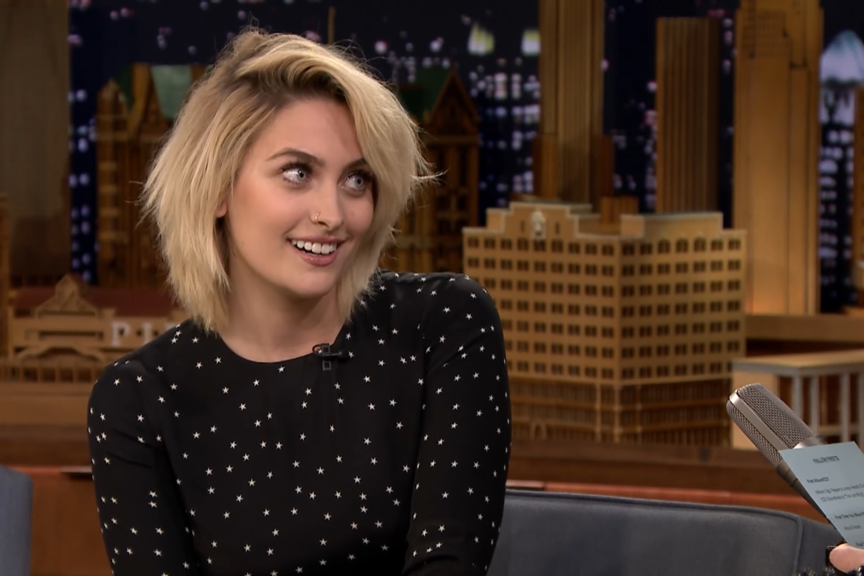 Paris Jackson em entrevista a Jimmy Fallon