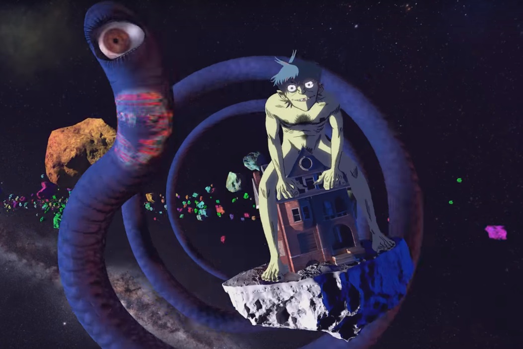 Cena do clipe de "Saturn Barz", do Gorillaz