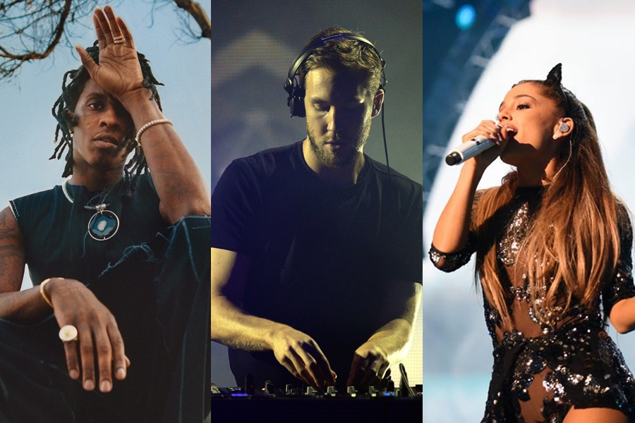 Young Thug, Calvin Harris e Ariana Grande