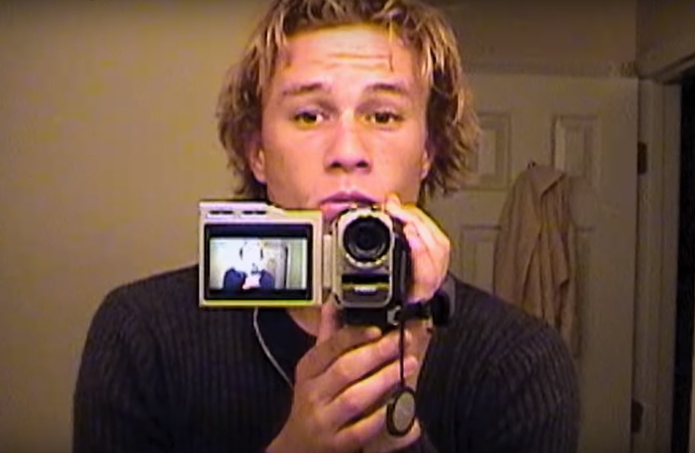 Heath Ledger em gravação caseira no trailer de I Am Heath Ledger
