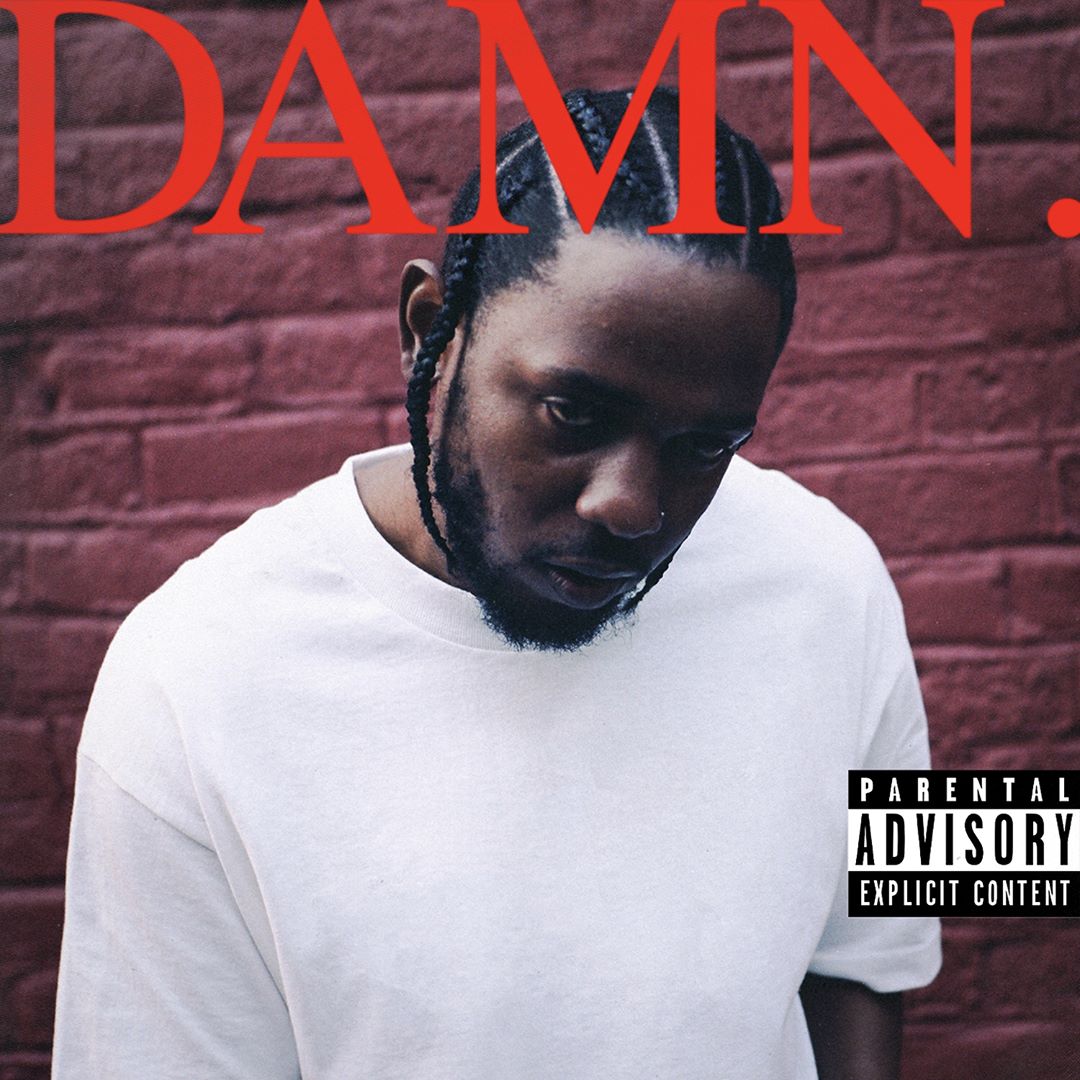 Capa do disco DAMN. de Kendrick Lamar