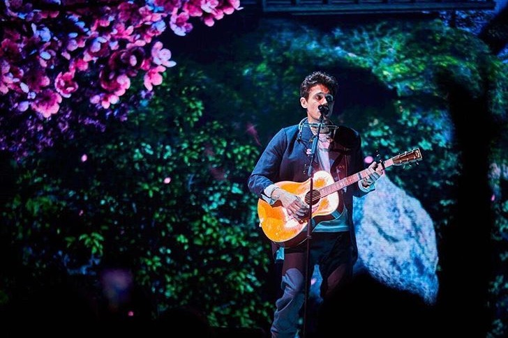 John Mayer em apresentação em Chicago, nos Estados Unidos.