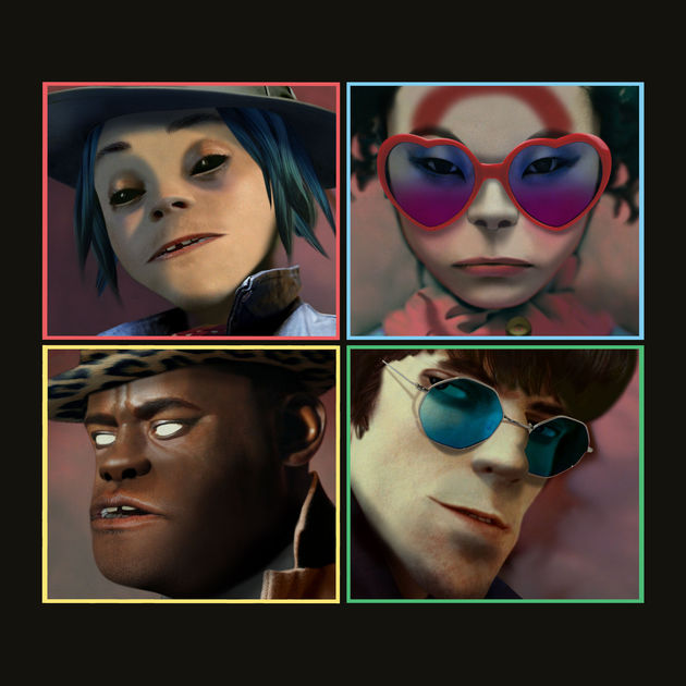 Capa do disco Humanz, do Gorillaz