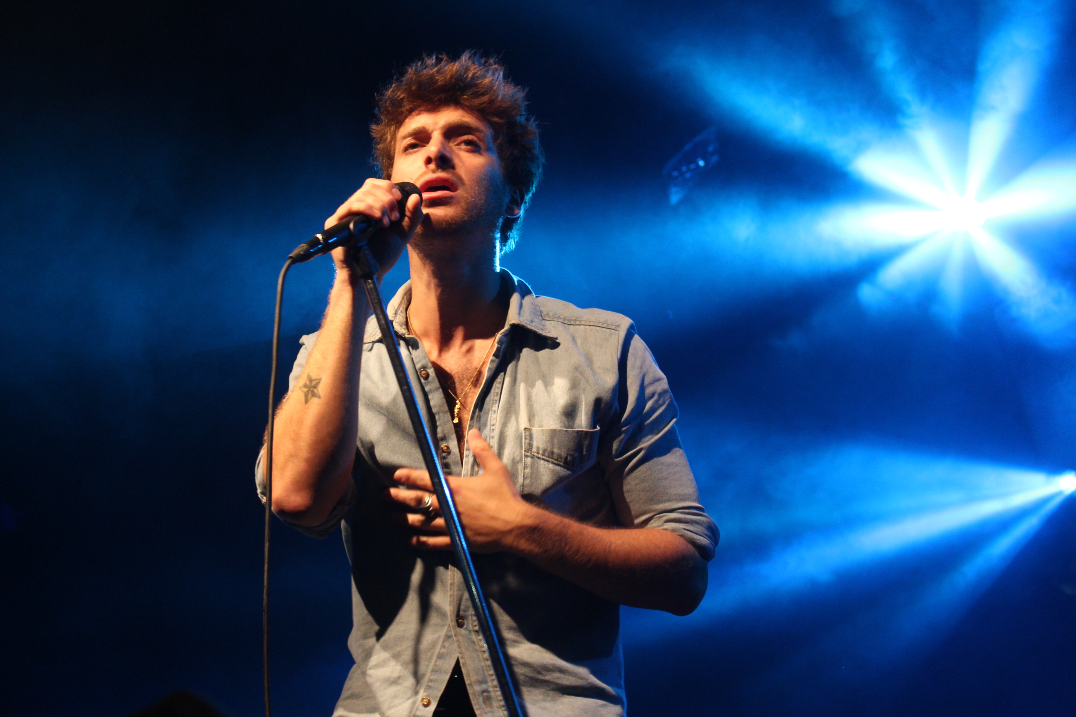 Paolo Nutini em apresentação na Audio Club, em São Paulo.