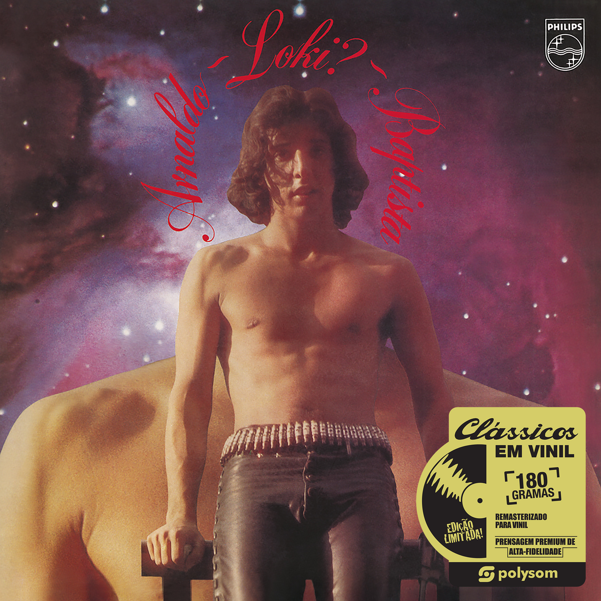 Capa de Loki?, disco de estreia da carreira solo de Arnaldo Baptista