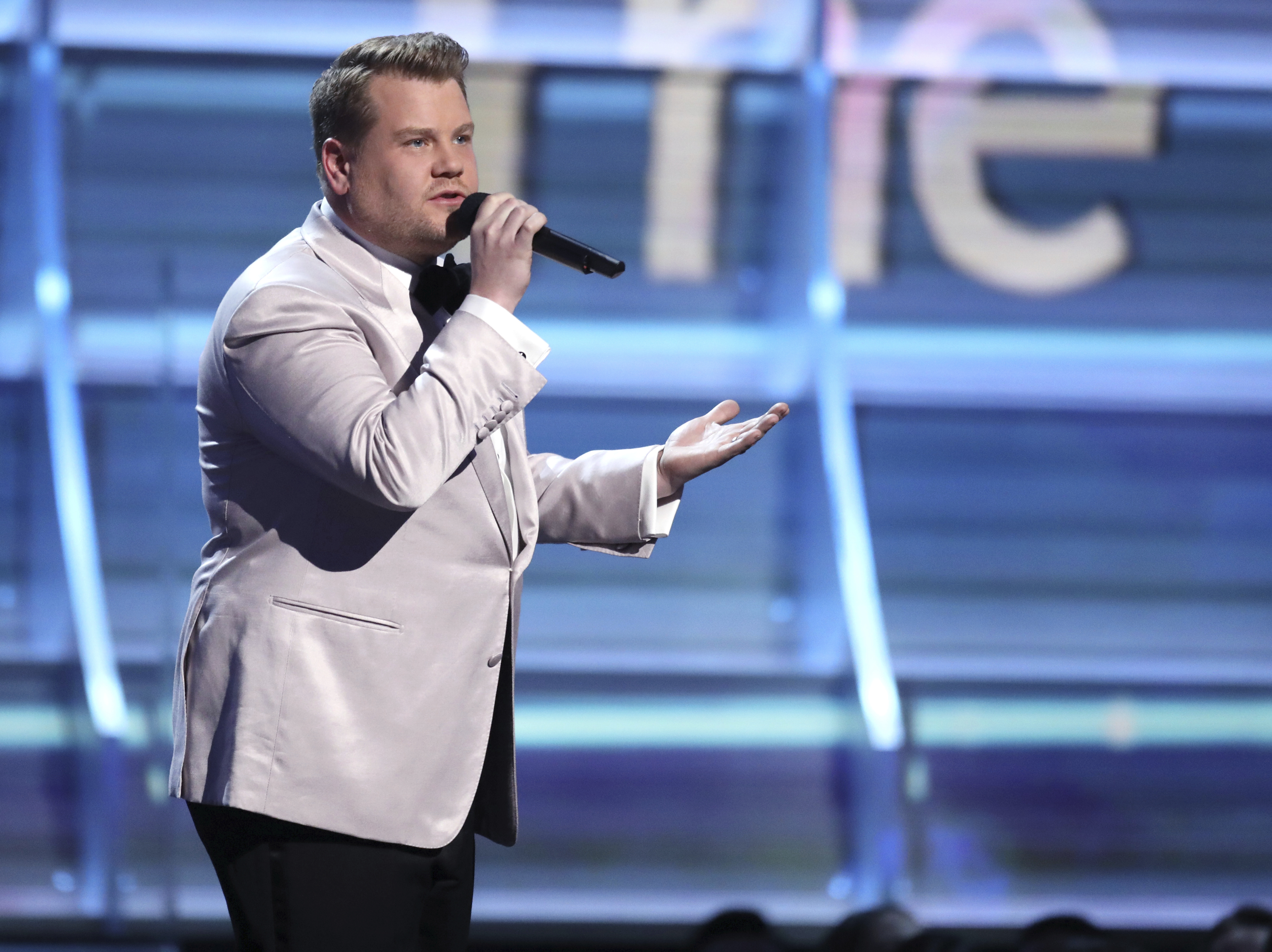 James Corden na 59ª edição do Grammy, em 2016