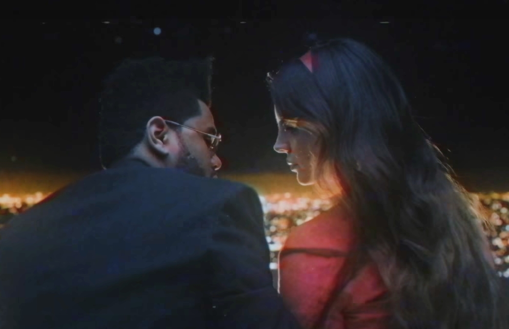 Lana Del Rey e The Weeknd no clipe de "Lust for Life"