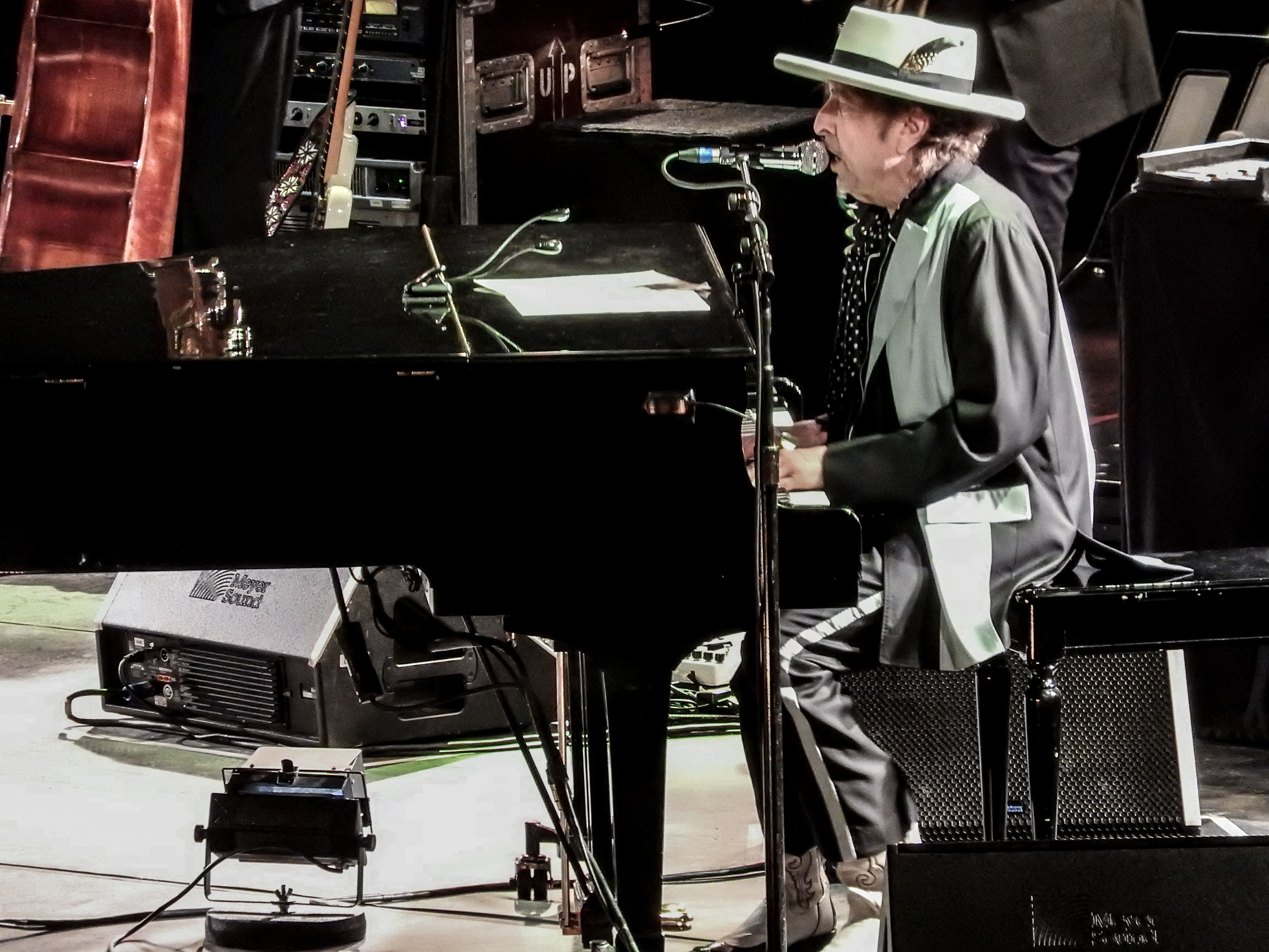 Bob Dylan em apresentação em Nottingham, na Inglaterra, em janeiro de 2017