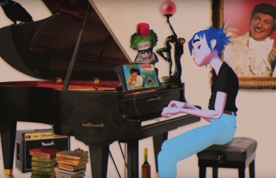 2-D, vocalista e tecladista da banda virtual do Gorillaz