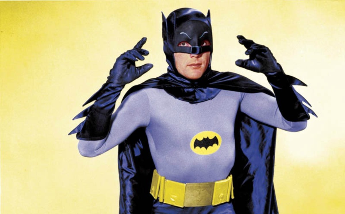 Adam West como Batman nos anos 1960