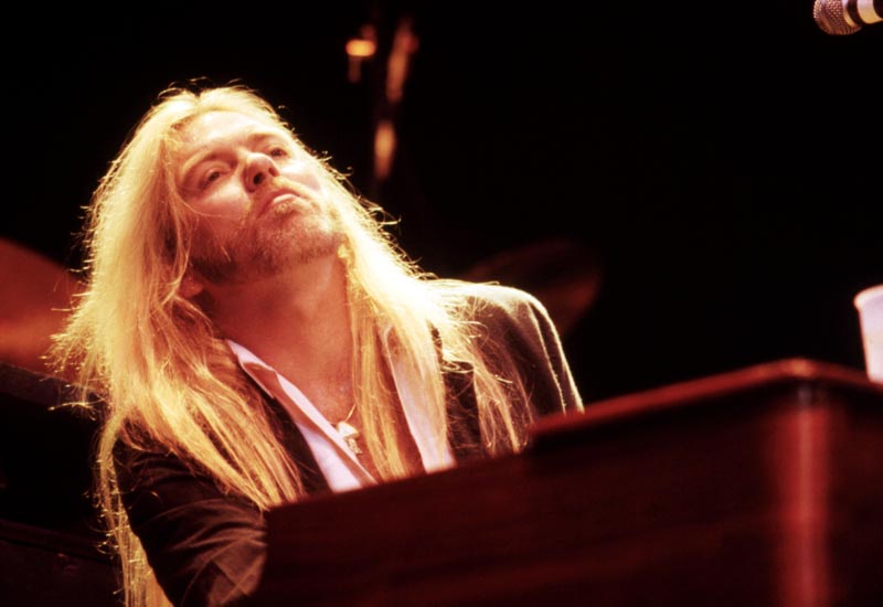 Um Mestre  Gregg Allman em carreira solo nos anos 1980