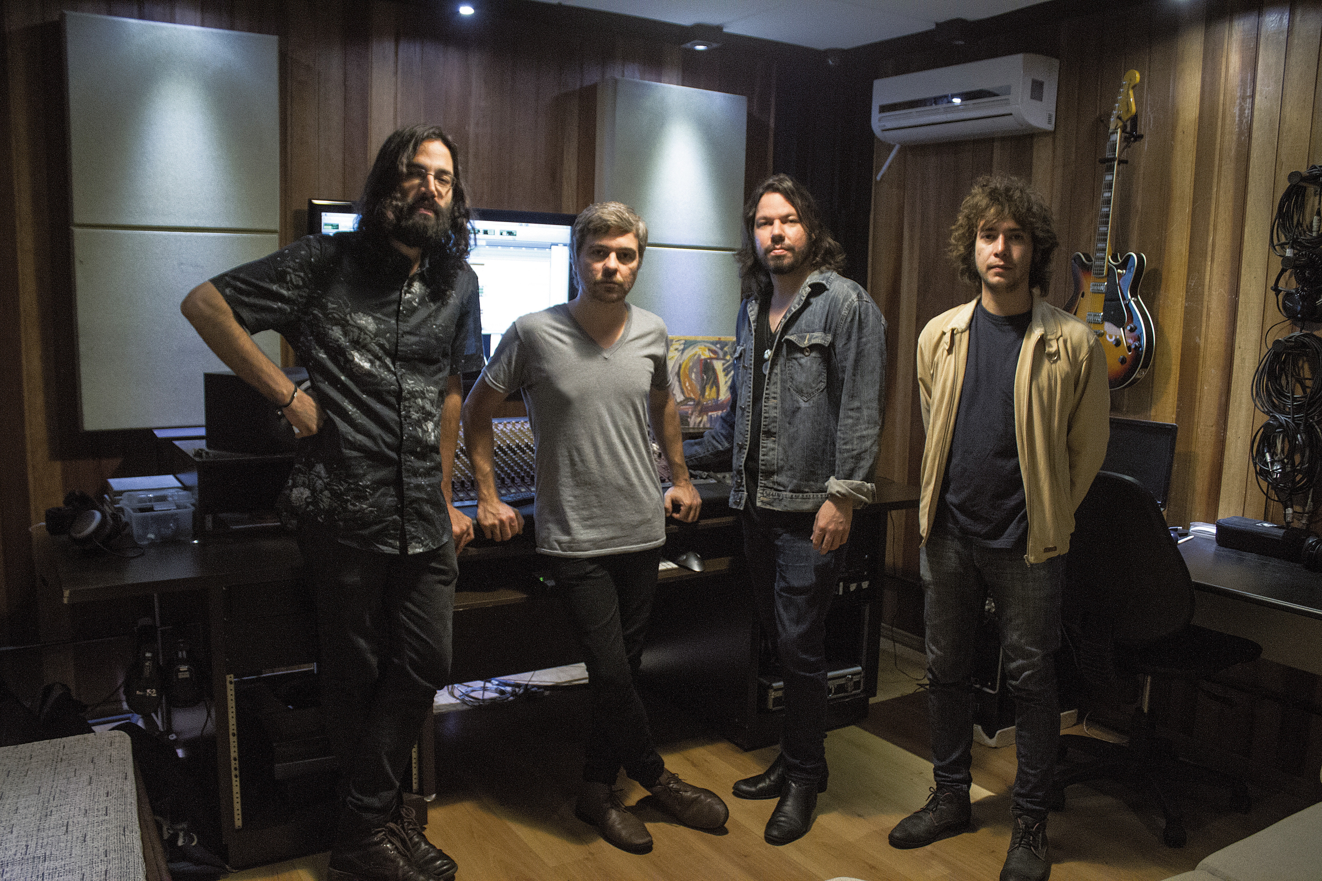 Maglore: (da esq. para a dir.) Brandão, Dieder, Teago e Lucas