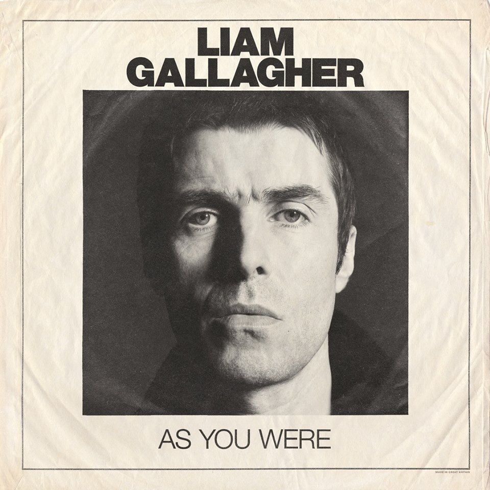 Capa do disco As You Were, estreia solo de Liam Gallagher, ex-vocalista do Oasis